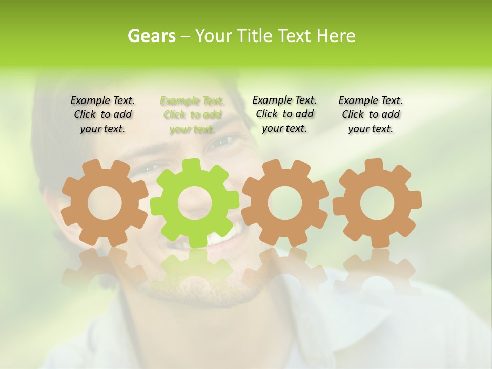 A Row Of Beer Pints PowerPoint Template