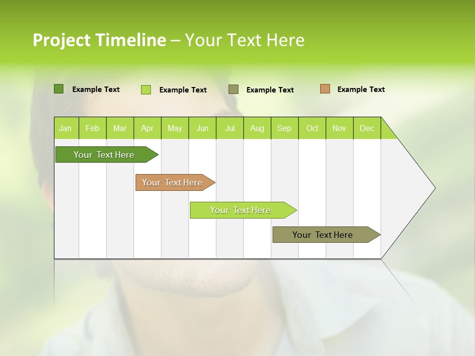 A Row Of Beer Pints PowerPoint Template