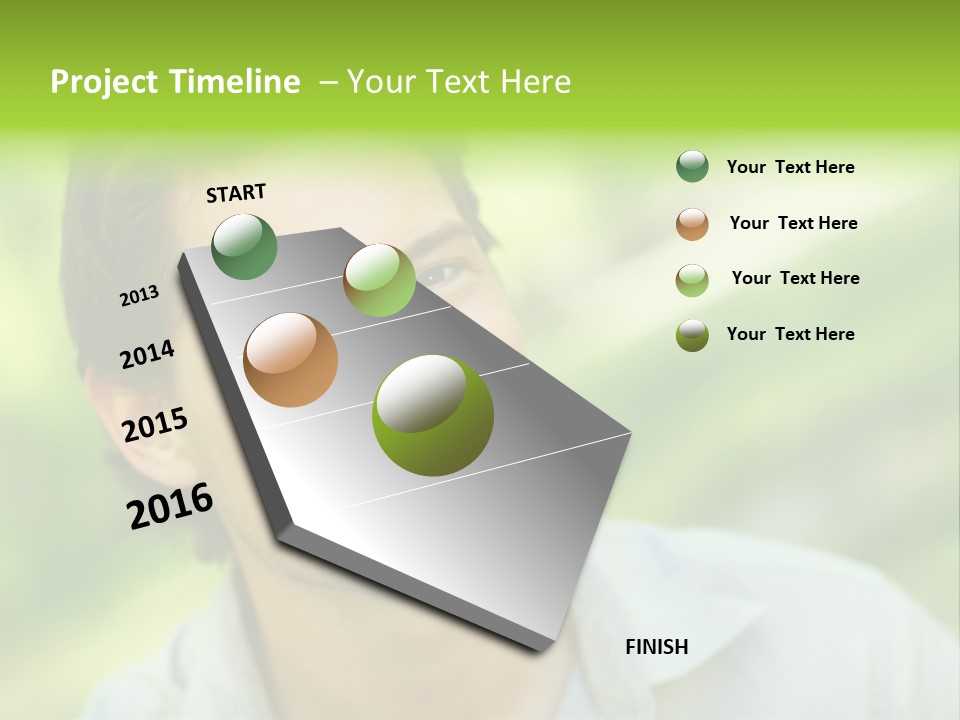 A Row Of Beer Pints PowerPoint Template