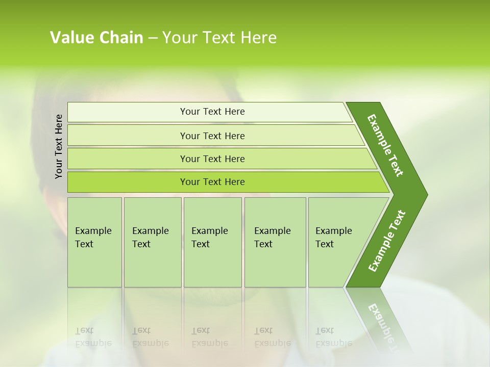 A Row Of Beer Pints PowerPoint Template
