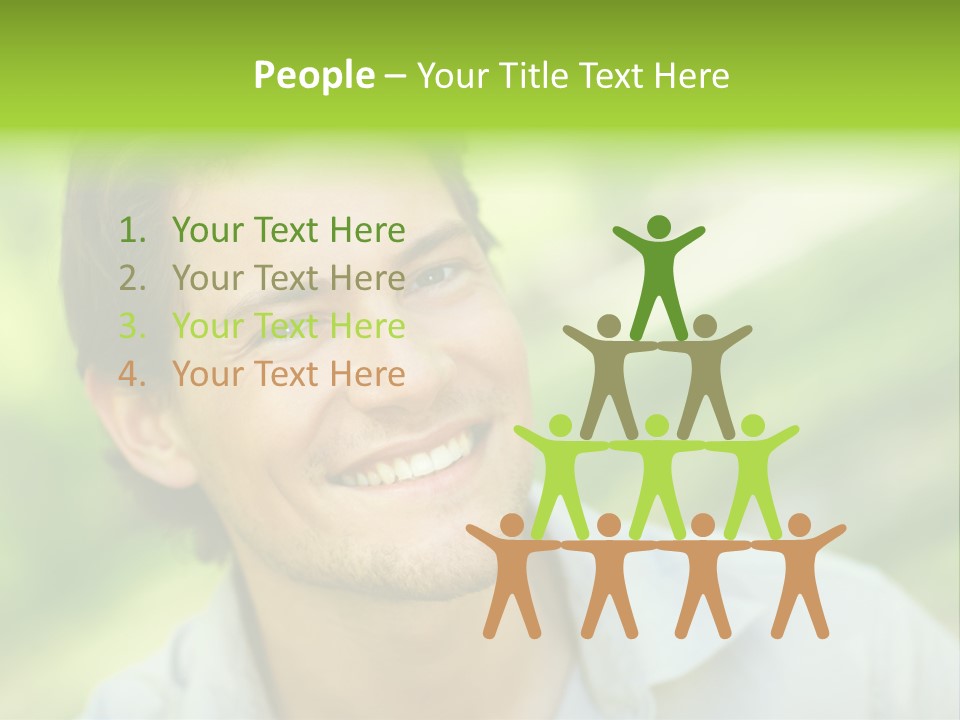 A Row Of Beer Pints PowerPoint Template