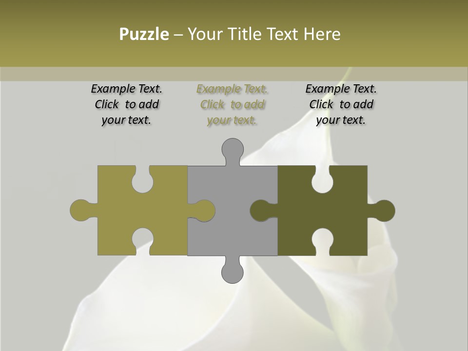 Calla Lillies PowerPoint Template