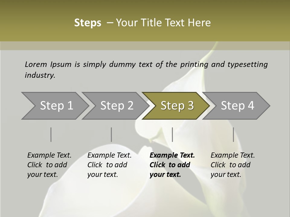 Calla Lillies PowerPoint Template