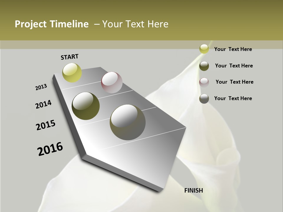 Calla Lillies PowerPoint Template