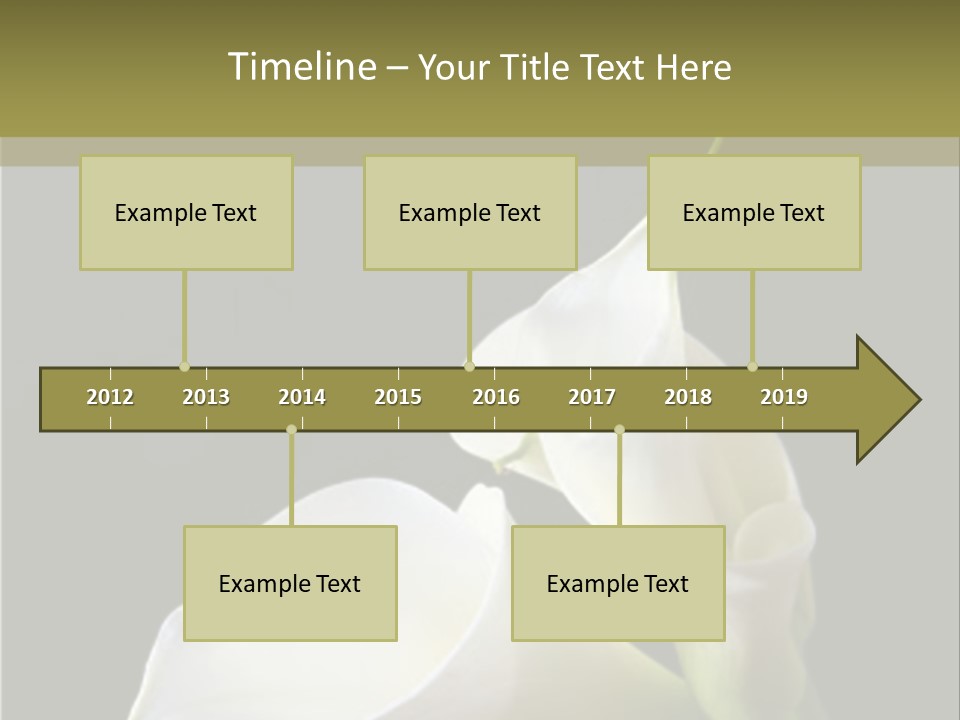Calla Lillies PowerPoint Template