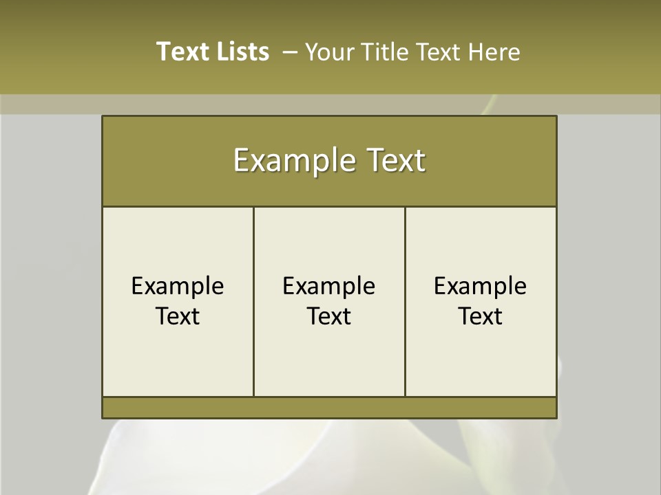 Calla Lillies PowerPoint Template