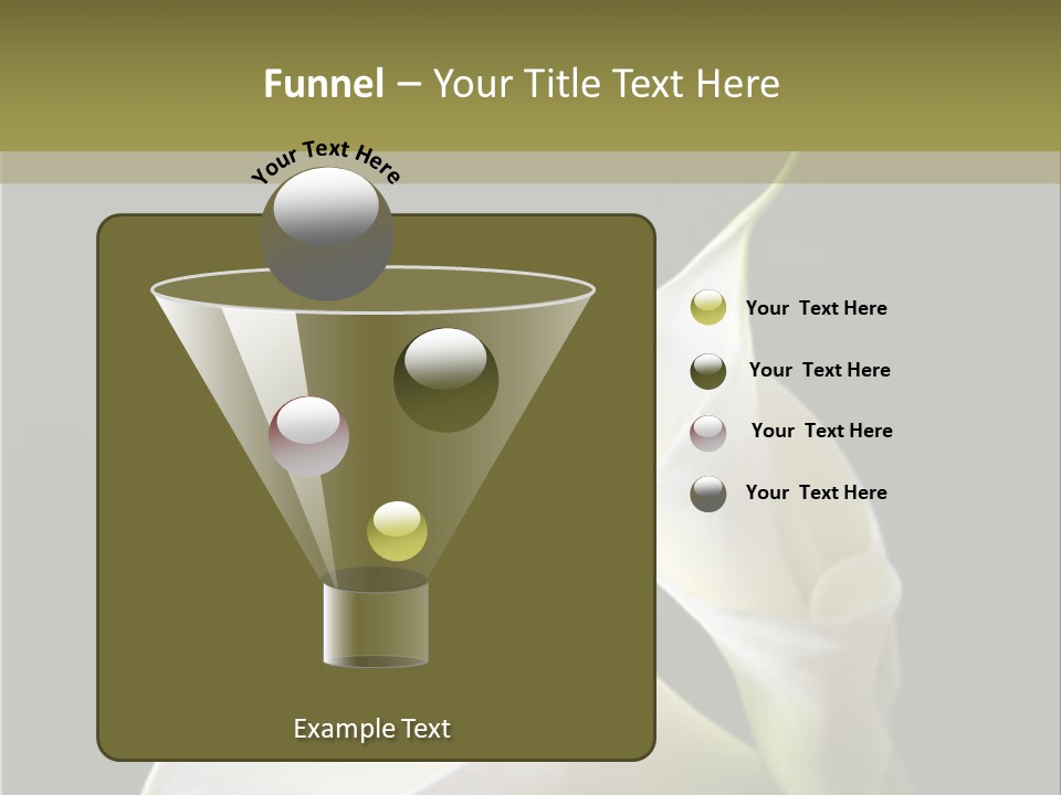 Calla Lillies PowerPoint Template