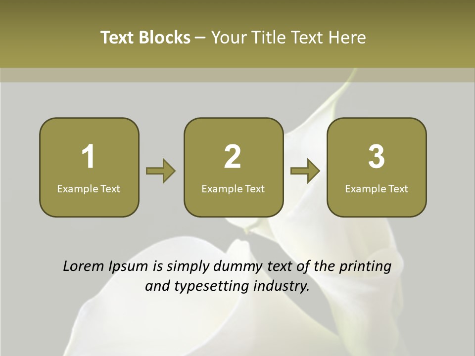 Calla Lillies PowerPoint Template