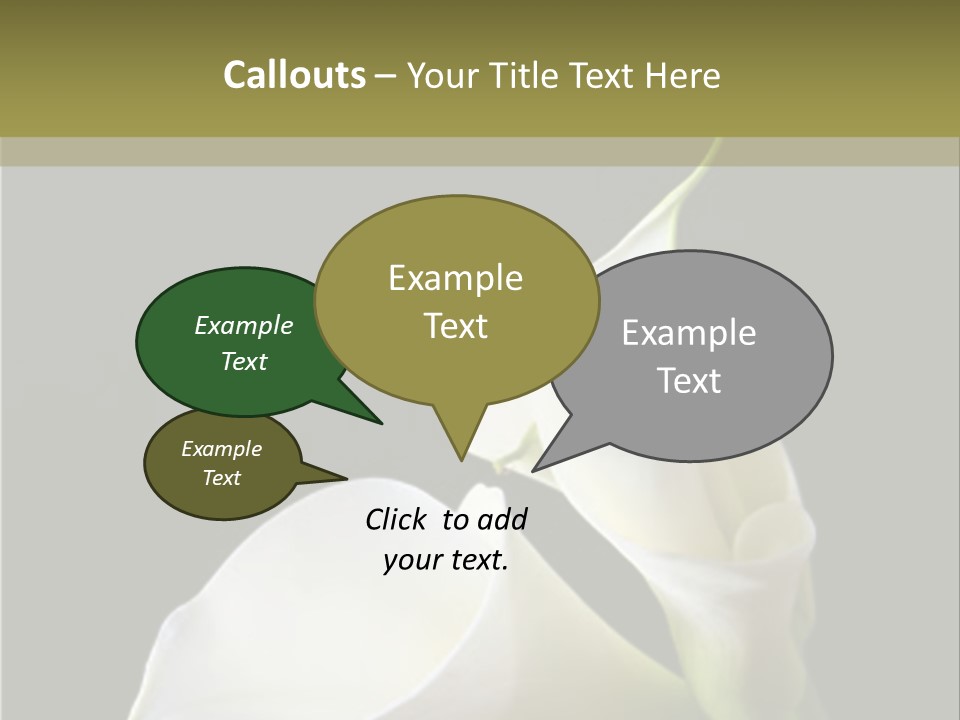 Calla Lillies PowerPoint Template