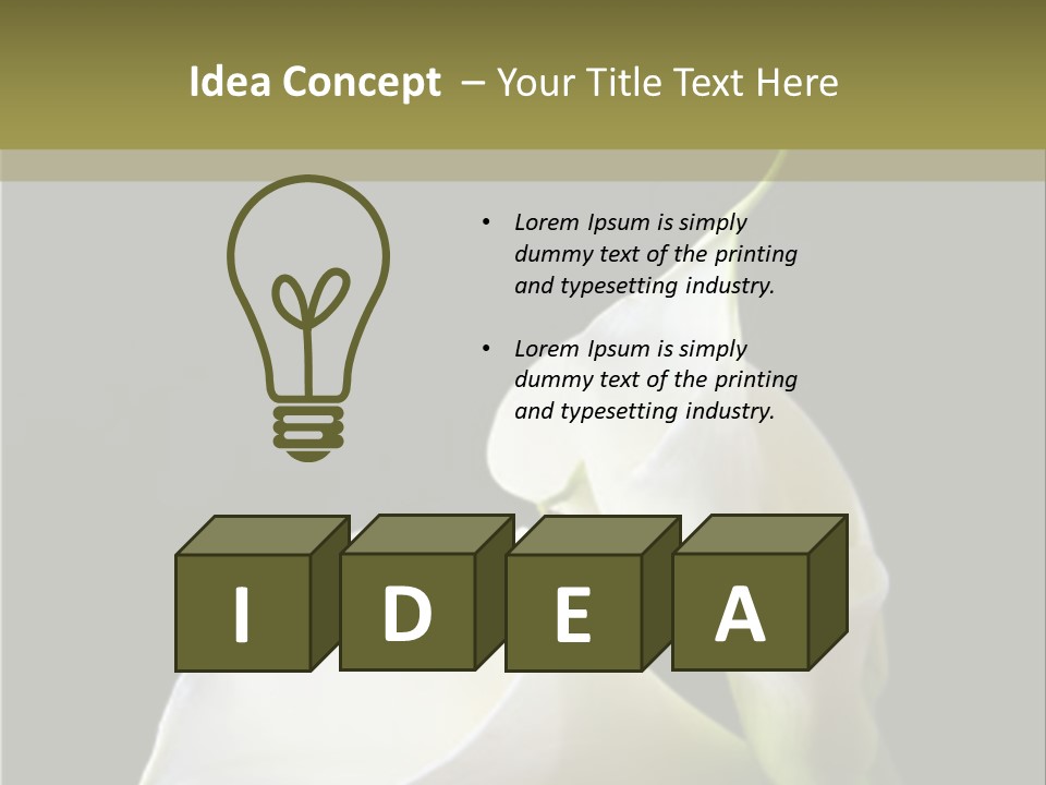 Calla Lillies PowerPoint Template