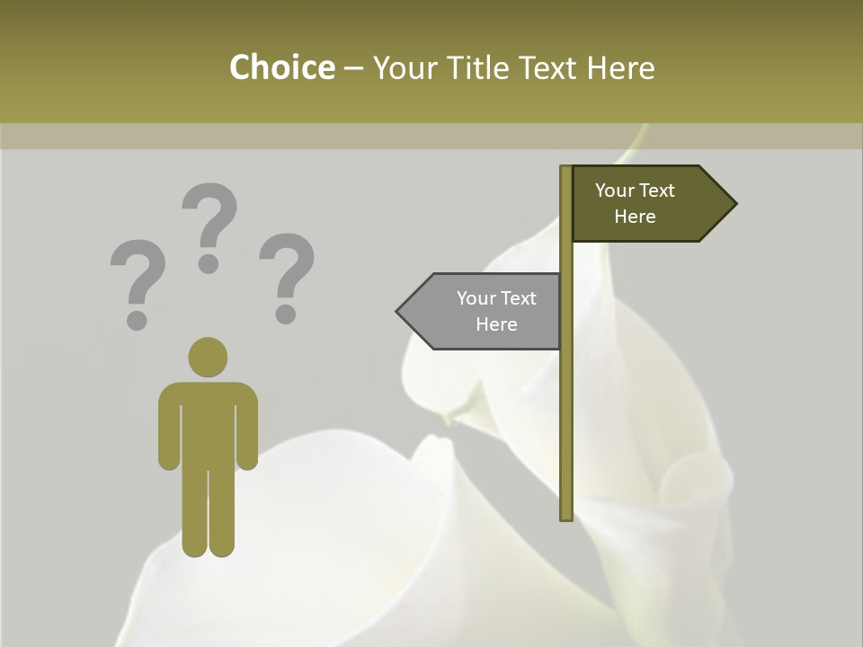 Calla Lillies PowerPoint Template