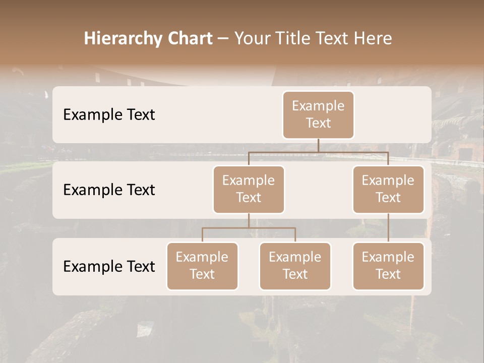 Inside Of Famous Colosseum Or Coliseum In Rome (Flavian Amphitheatre), Italy PowerPoint Template