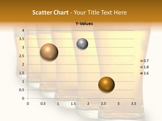 A Row Of Beer Pints PowerPoint Template