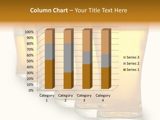 A Row Of Beer Pints PowerPoint Template
