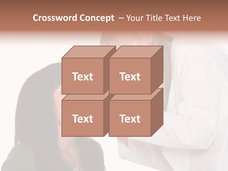 A Woman Getting Her Teeth Brushed By A Dentist PowerPoint Template
