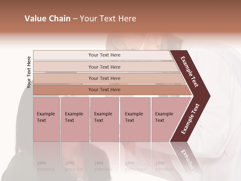 A Woman Getting Her Teeth Brushed By A Dentist PowerPoint Template