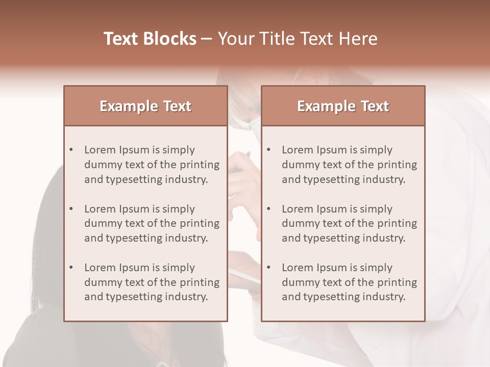 A Woman Getting Her Teeth Brushed By A Dentist PowerPoint Template