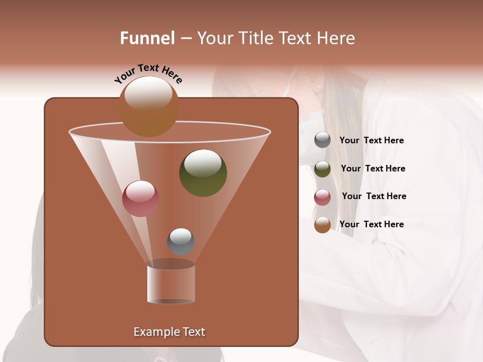 A Woman Getting Her Teeth Brushed By A Dentist PowerPoint Template