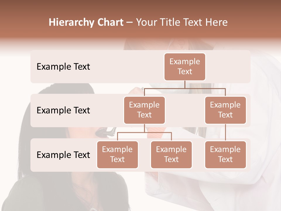 A Woman Getting Her Teeth Brushed By A Dentist PowerPoint Template