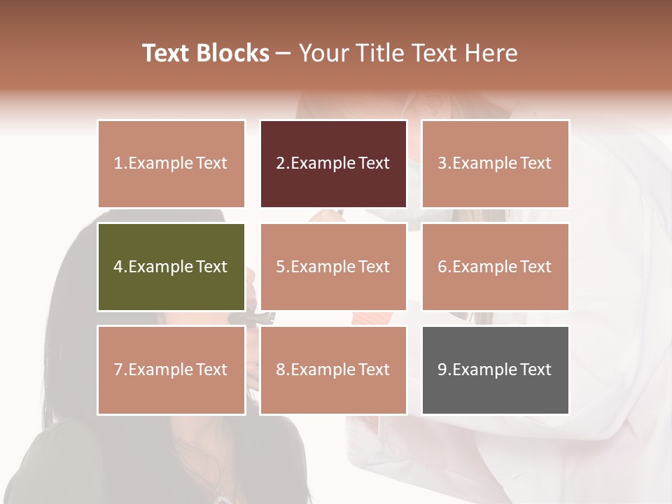 A Woman Getting Her Teeth Brushed By A Dentist PowerPoint Template