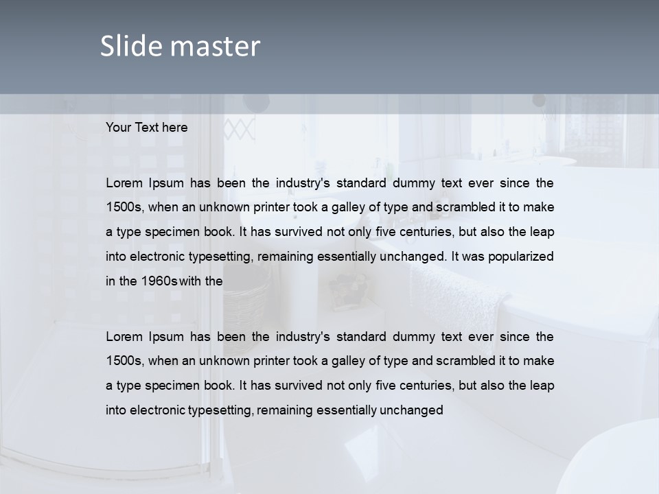 Bathroom PowerPoint Template