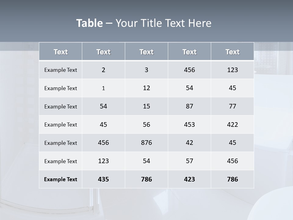 Bathroom PowerPoint Template