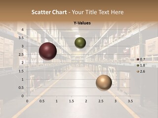 Industrial Warehouse - Wide Angle View. PowerPoint Template