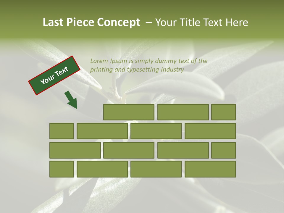 A Close Up Of A Plant With Green Leaves PowerPoint Template
