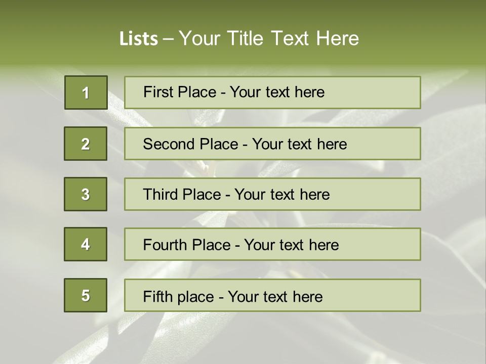 A Close Up Of A Plant With Green Leaves PowerPoint Template