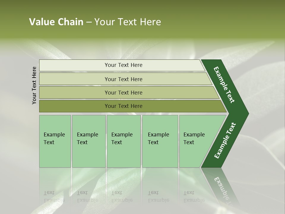 A Close Up Of A Plant With Green Leaves PowerPoint Template