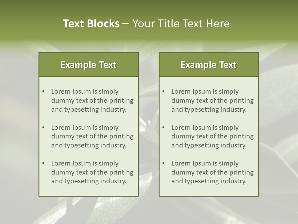 A Close Up Of A Plant With Green Leaves PowerPoint Template