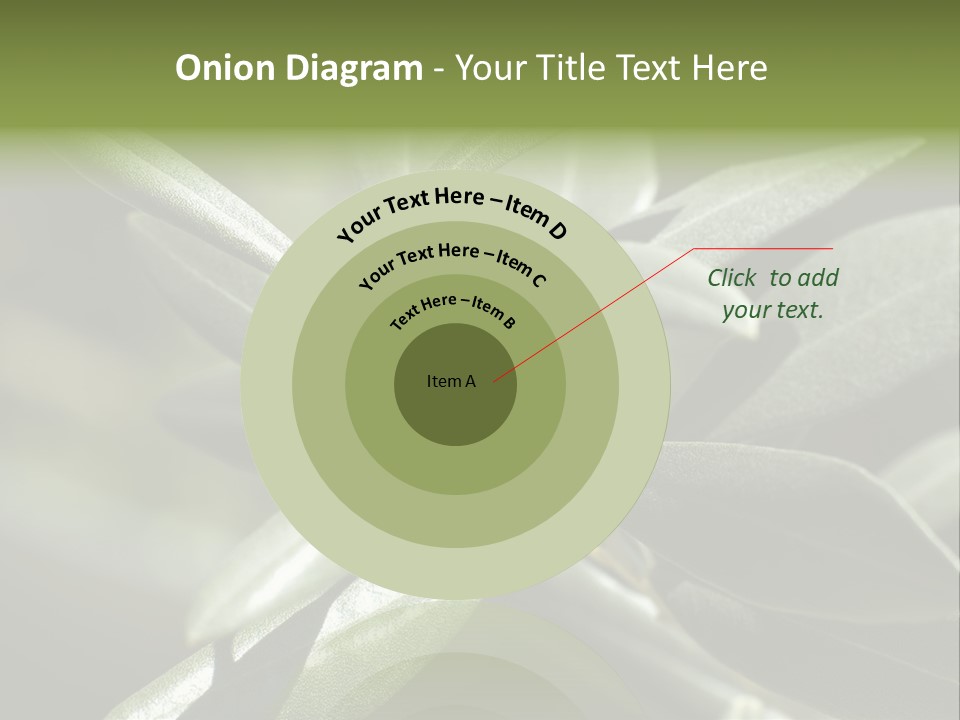 A Close Up Of A Plant With Green Leaves PowerPoint Template