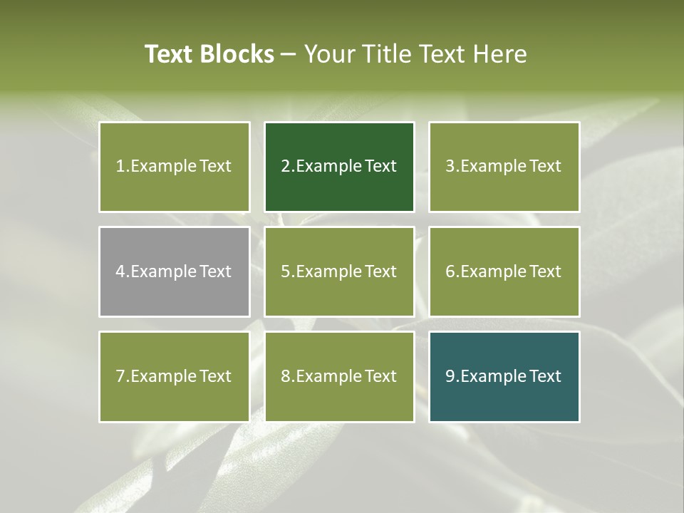 A Close Up Of A Plant With Green Leaves PowerPoint Template