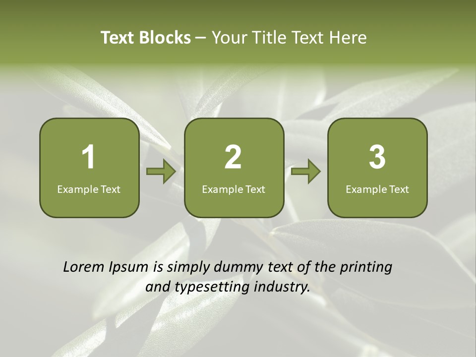 A Close Up Of A Plant With Green Leaves PowerPoint Template