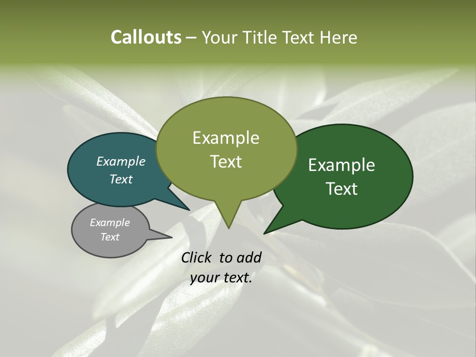 A Close Up Of A Plant With Green Leaves PowerPoint Template