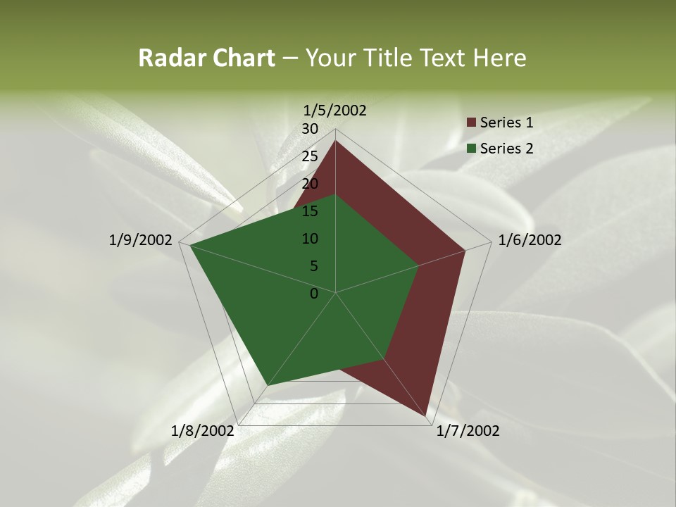 A Close Up Of A Plant With Green Leaves PowerPoint Template