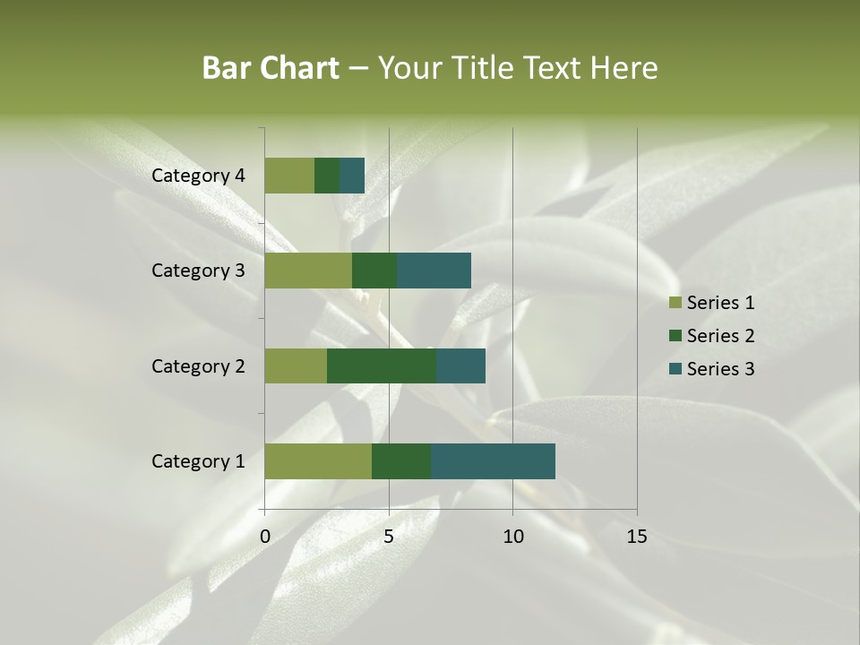 A Close Up Of A Plant With Green Leaves PowerPoint Template