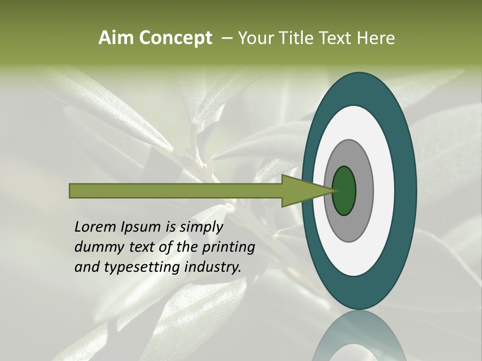 A Close Up Of A Plant With Green Leaves PowerPoint Template
