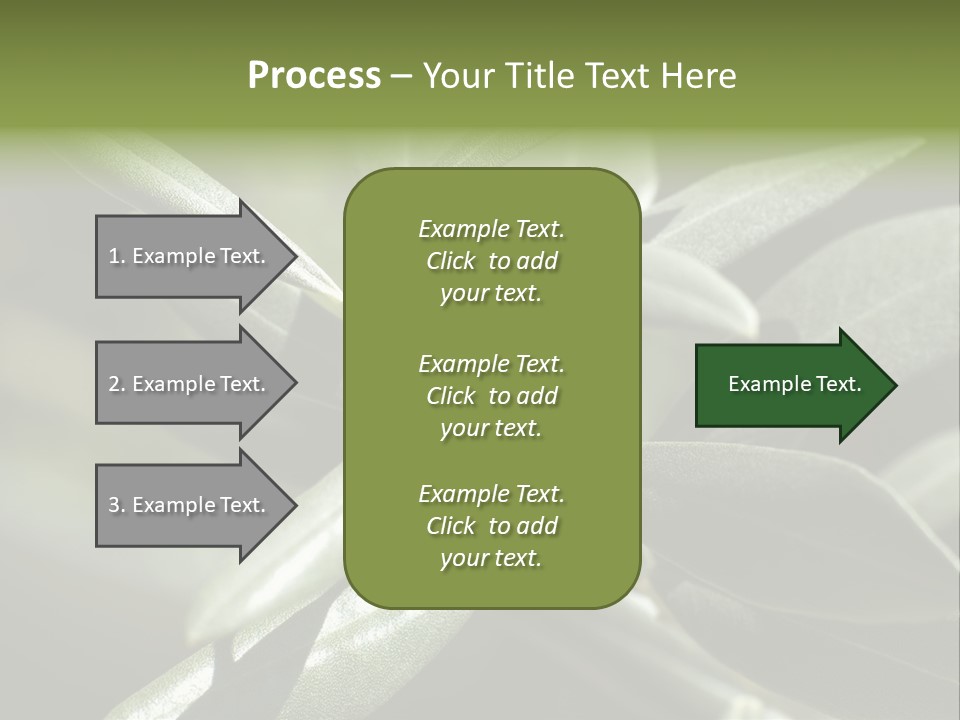 A Close Up Of A Plant With Green Leaves PowerPoint Template