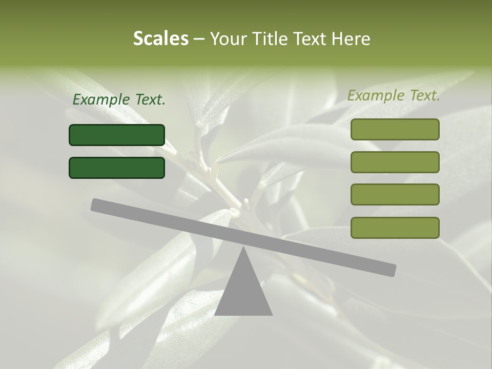 A Close Up Of A Plant With Green Leaves PowerPoint Template