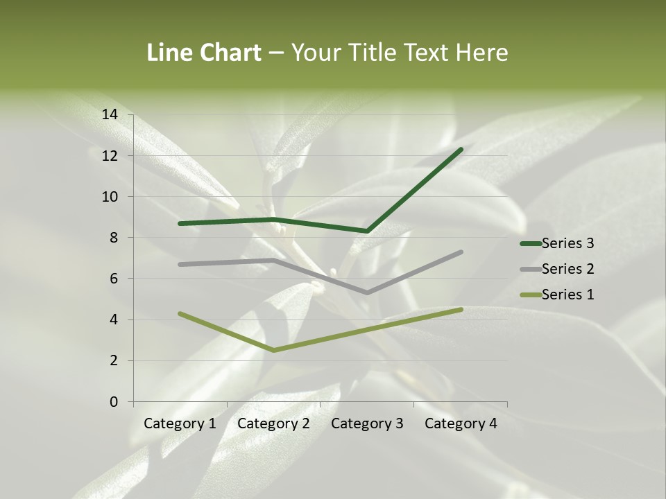 A Close Up Of A Plant With Green Leaves PowerPoint Template
