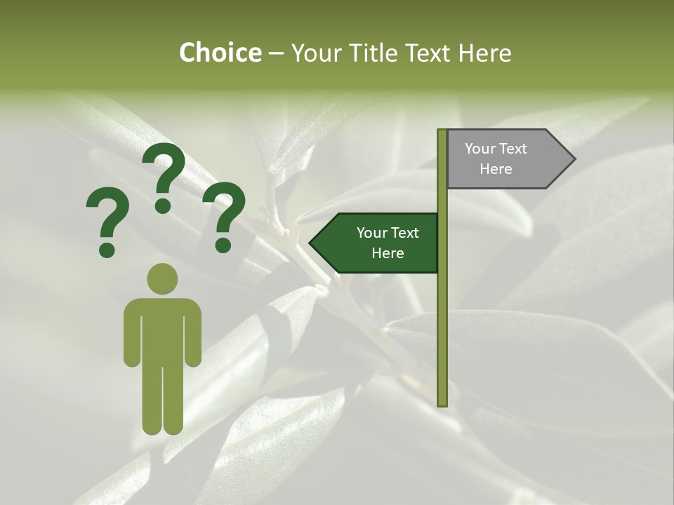 A Close Up Of A Plant With Green Leaves PowerPoint Template