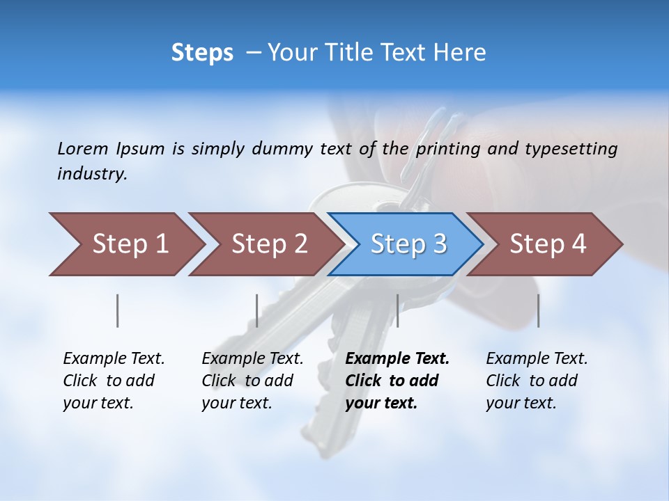 Trekking In The Alps PowerPoint Template