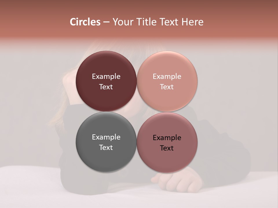 A Portrait Of A Blond 9-Year Old Girl With Downs Syndrome PowerPoint Template