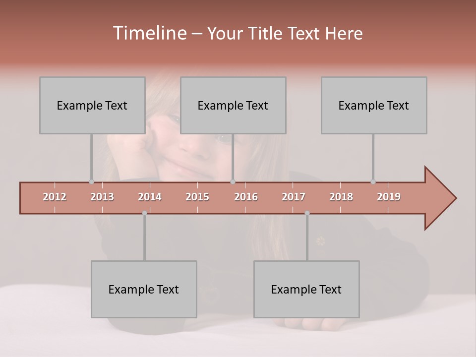 A Portrait Of A Blond 9-Year Old Girl With Downs Syndrome PowerPoint Template