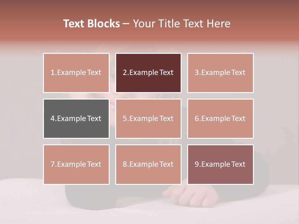 A Portrait Of A Blond 9-Year Old Girl With Downs Syndrome PowerPoint Template