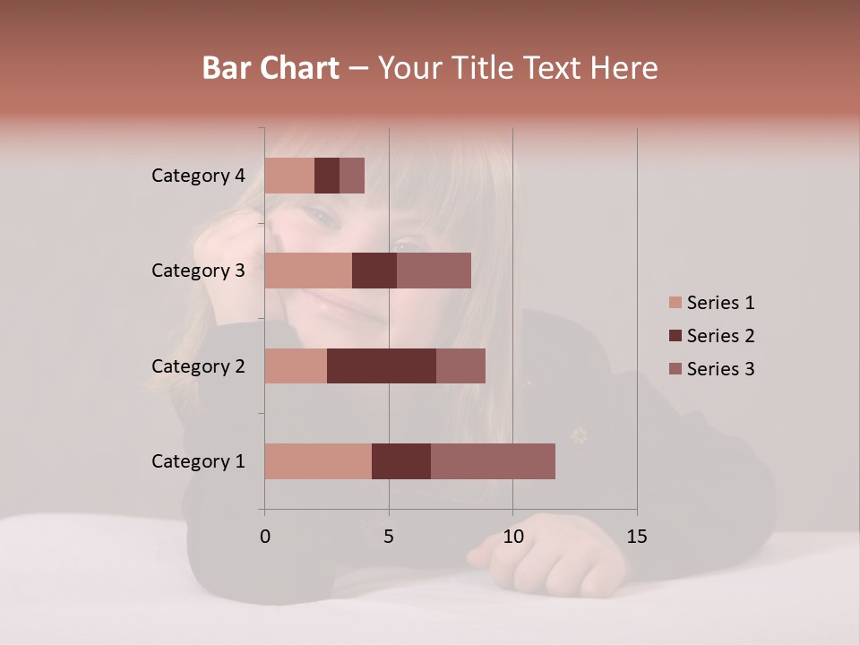 A Portrait Of A Blond 9-Year Old Girl With Downs Syndrome PowerPoint Template