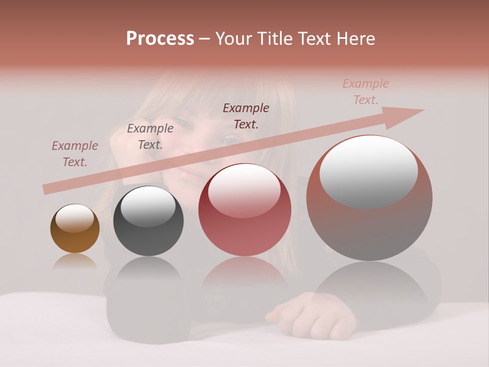 A Portrait Of A Blond 9-Year Old Girl With Downs Syndrome PowerPoint Template