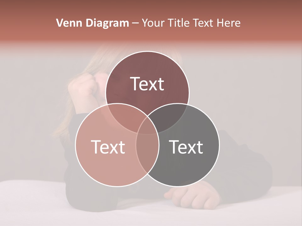 A Portrait Of A Blond 9-Year Old Girl With Downs Syndrome PowerPoint Template