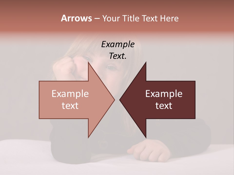 A Portrait Of A Blond 9-Year Old Girl With Downs Syndrome PowerPoint Template